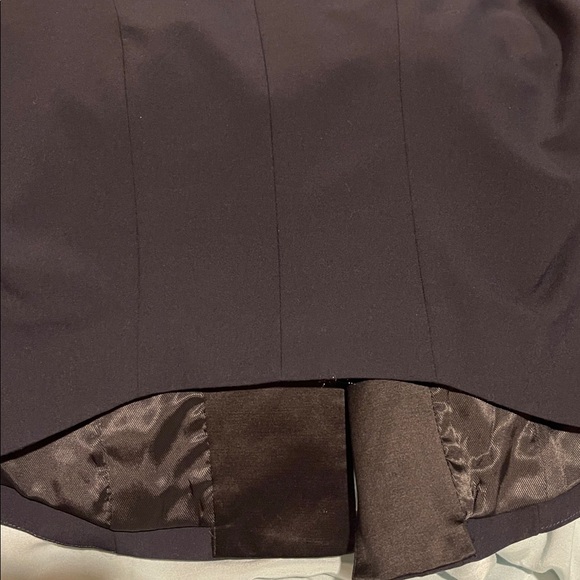 BCBG MaxAzaria Black Jacket with Cream Trim - Picture 8 of 8